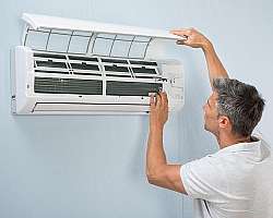 Higienização de ar condicionado split