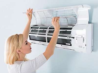 Higienização de ar condicionado residencial