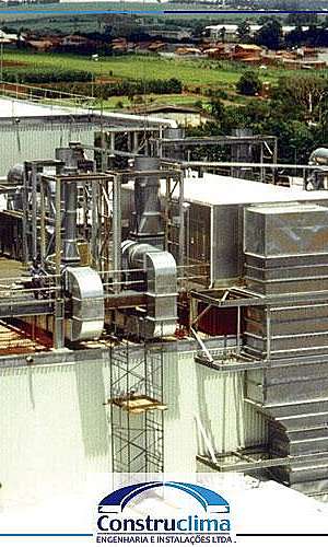 Sistemas de exaustão e ventilação industrial